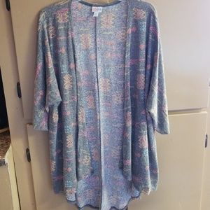 Medium LuLaRoe Fall Aztec Cardigan, Kimono, Shrug